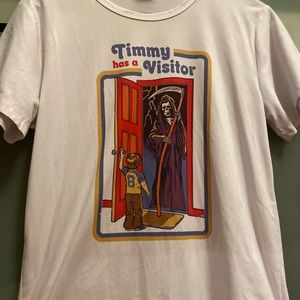 “Timmy Has a Visitor” 💀 T-shirt